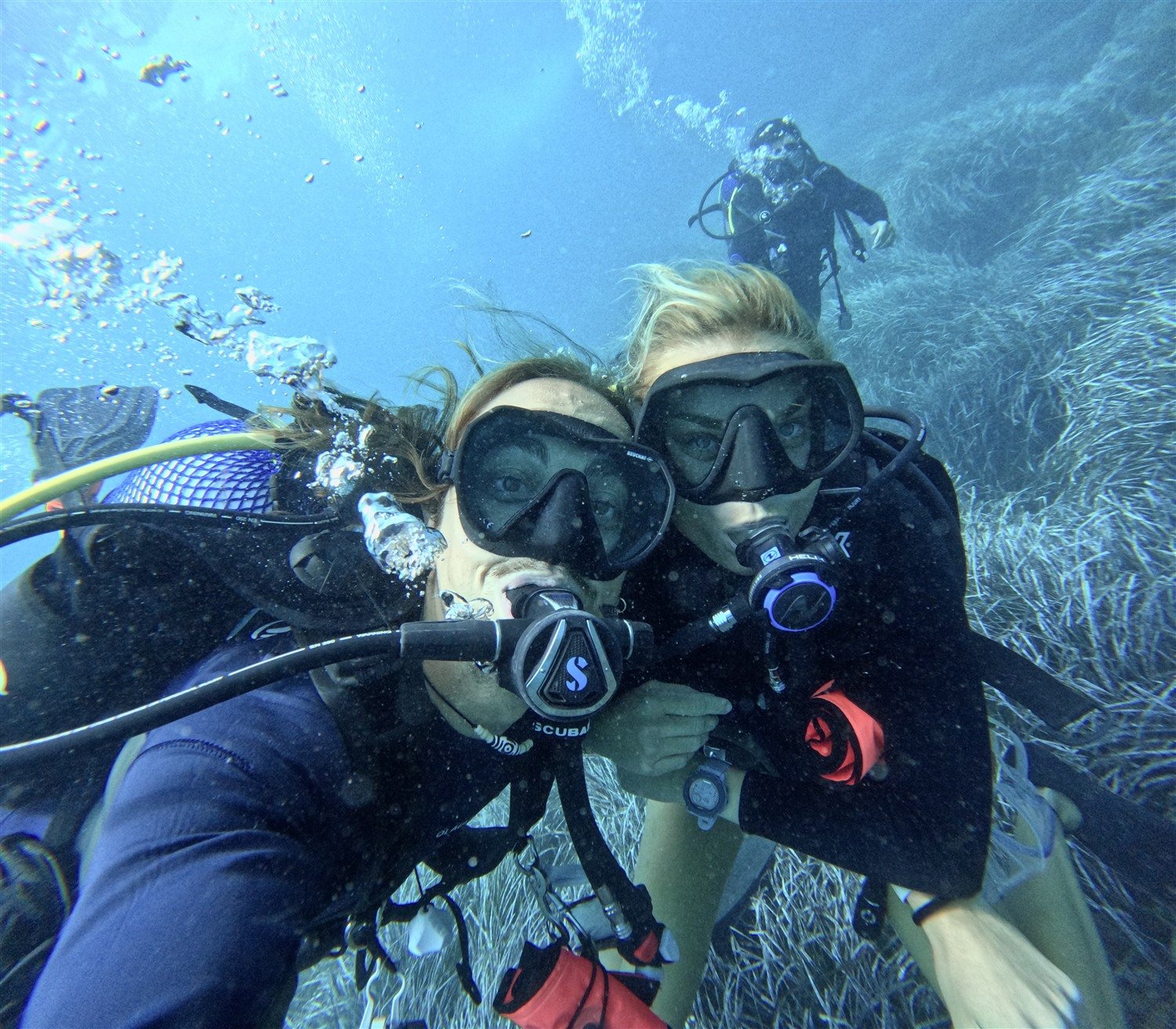 Private guided divers at the Catalina Islands, Costa Rica